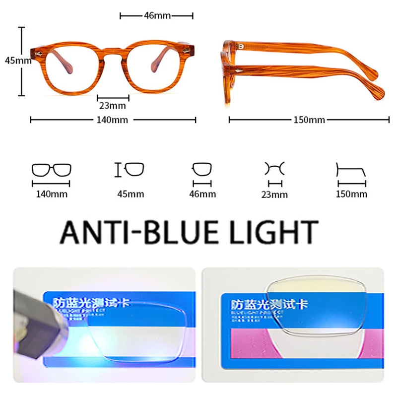 Square TR90 Anti-Blue Light Glasses