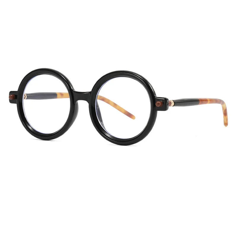 Double Color Round Anti-Blue Light Glasses