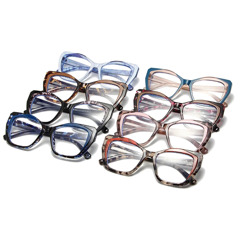 Colorful Cat Eye Anti-Blue Light Glasses