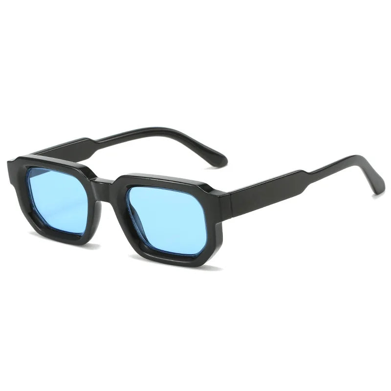 Square Blue Tea UV400 Sunglasses