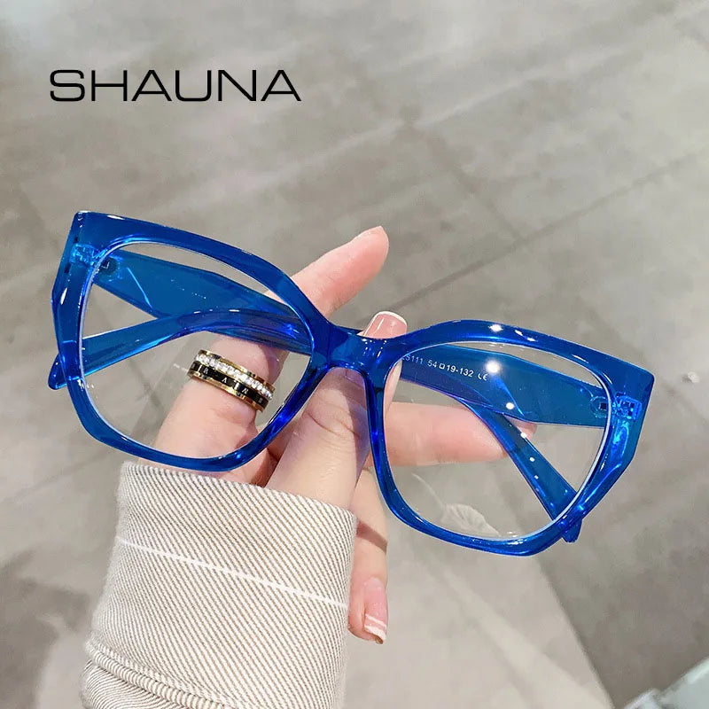 Oversized Retro Anti-Blue Light Glasses