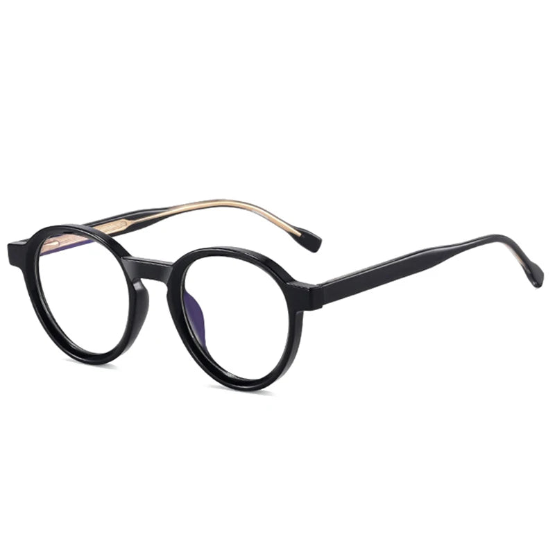 Double Color Oval Anti-Blue Light Glasses