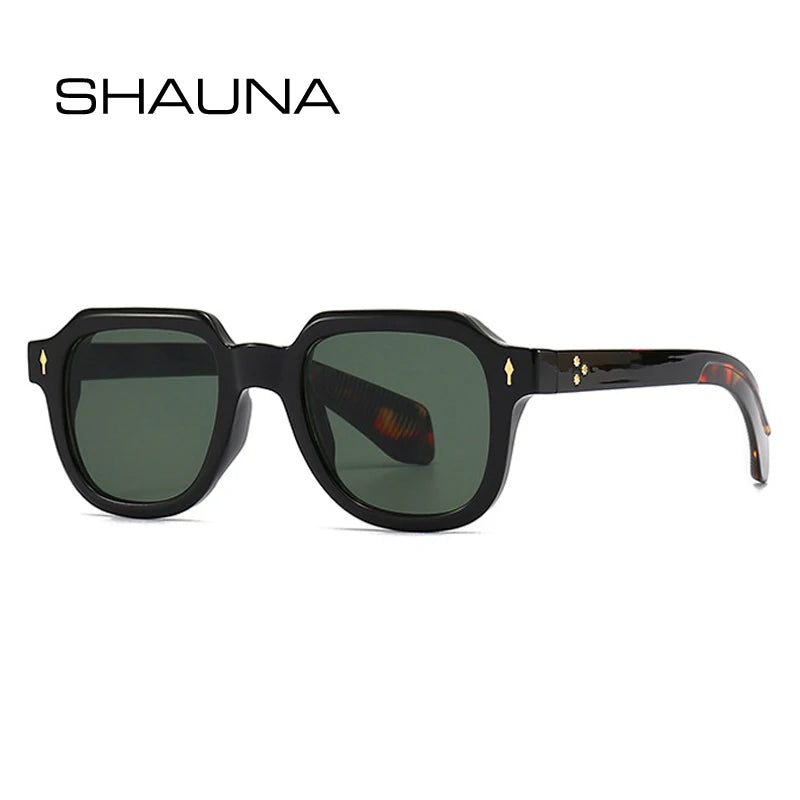 Punk Rivets Square UV400 Sunglasses