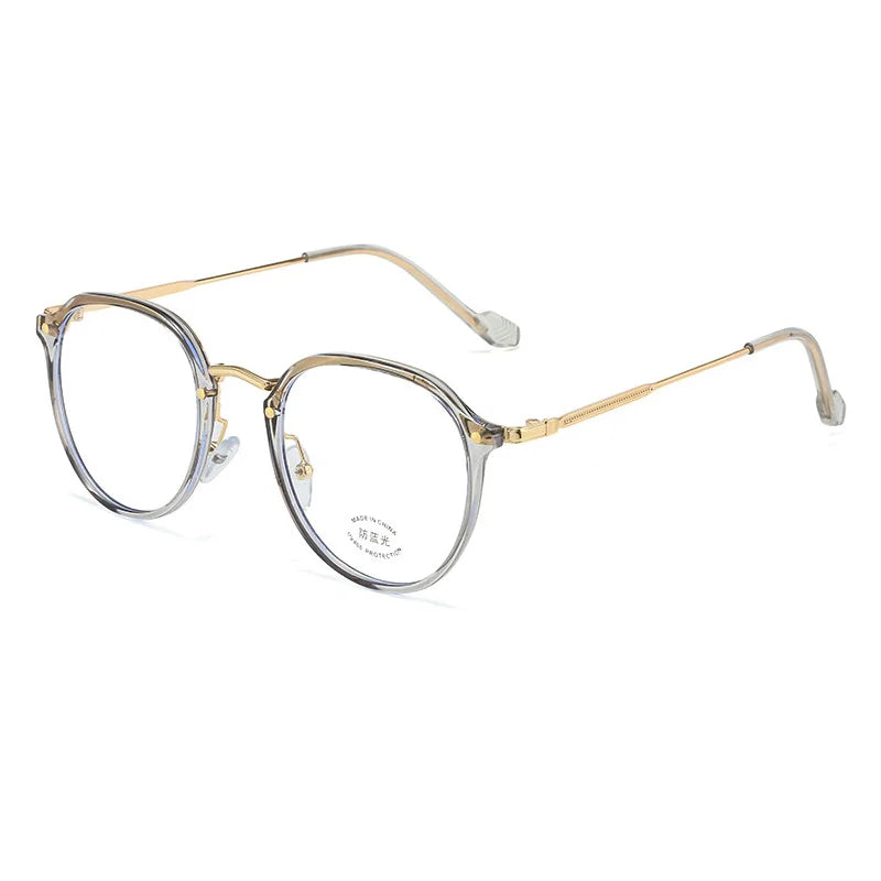 Retro Round Anti-Blue Light Glasses