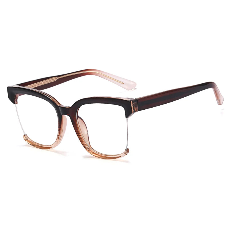Colorful Half Frame Anti-Blue Light Glasses