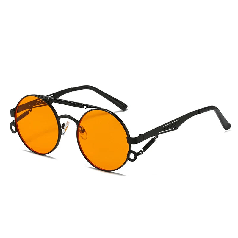 Retro Metal Double Bridge UV400 Sunglasses