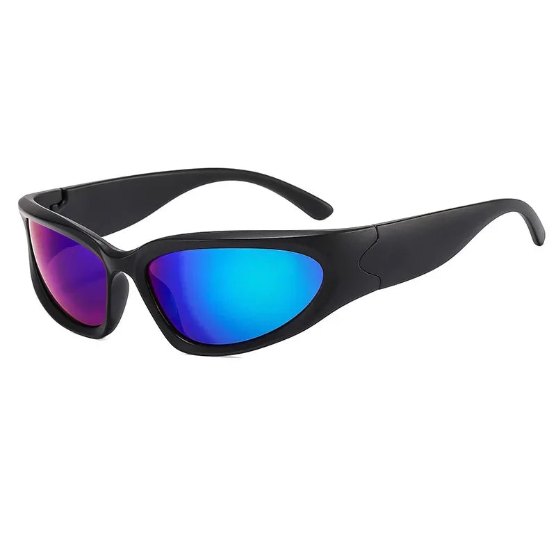 Y2K Cat Eye Colorful Mirror UV400 Sunglasses
