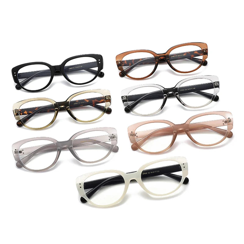 Cat Eye Double Color Anti-Blue Light Glasses