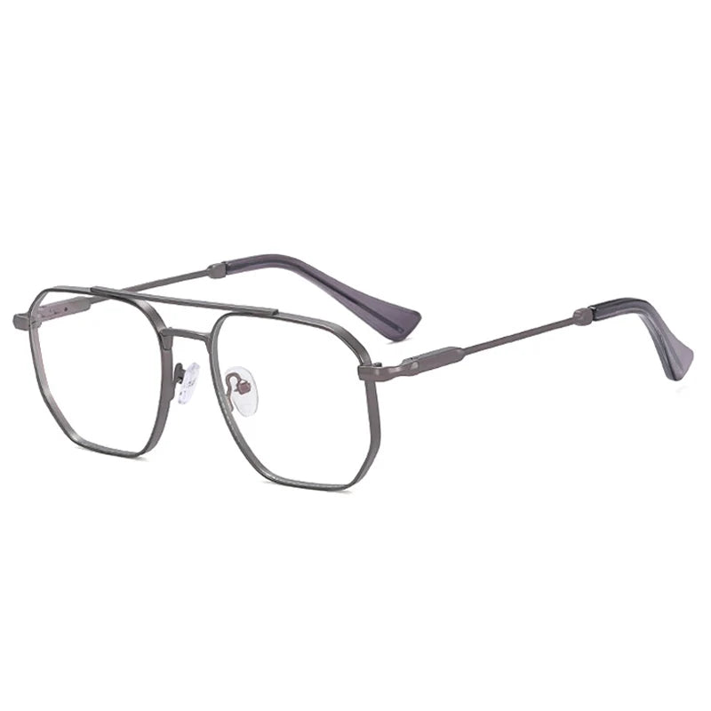 Retro Double Bridge Anti-Blue Light Glasses